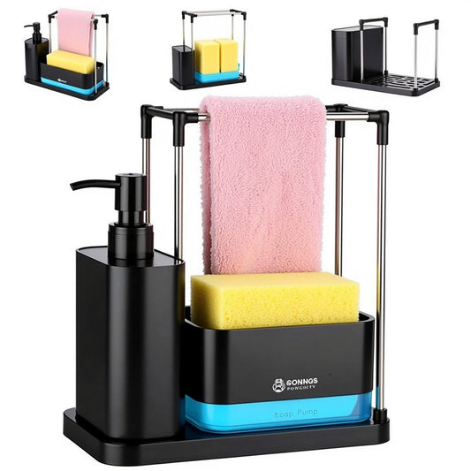 5-in-1 Hand and Dish Soap Dispenser Set